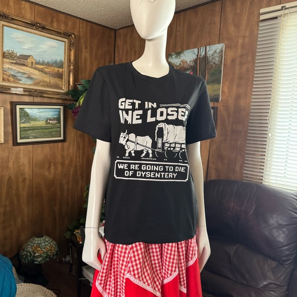 Vintage Inspired Oregon Trail Game T-shirt - Picture 3 of 4